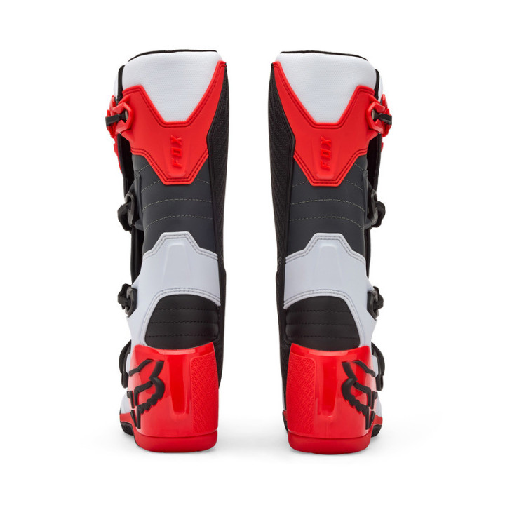 BUTY MOTOCYKLOWE FOX COMP WHITE FLUO RED 9.5