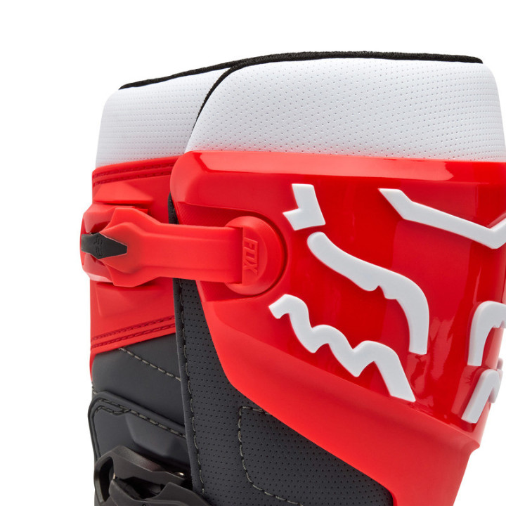 BUTY MOTOCYKLOWE FOX COMP WHITE FLUO RED 9.5