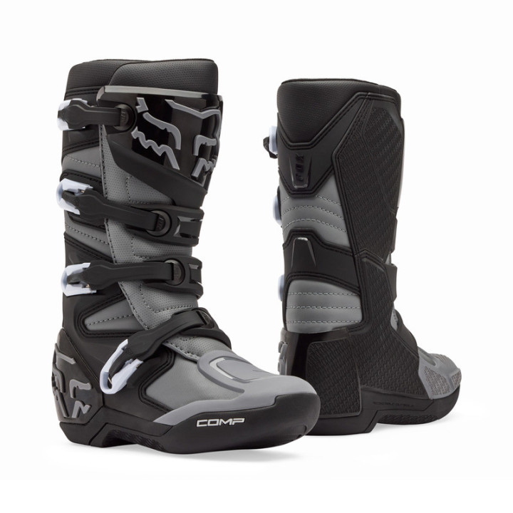BUTY MOTOCYKLOWE JUNIOR FOX COMP CORE BLACK GREY