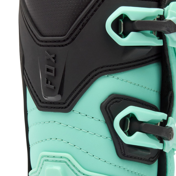 BUTY MOTOCYKLOWE JUNIOR FOX COMP TEAL