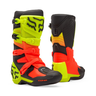 BUTY MOTOCYKLOWE JUNIOR FOX COMP ORANGE YELLOW Y6
