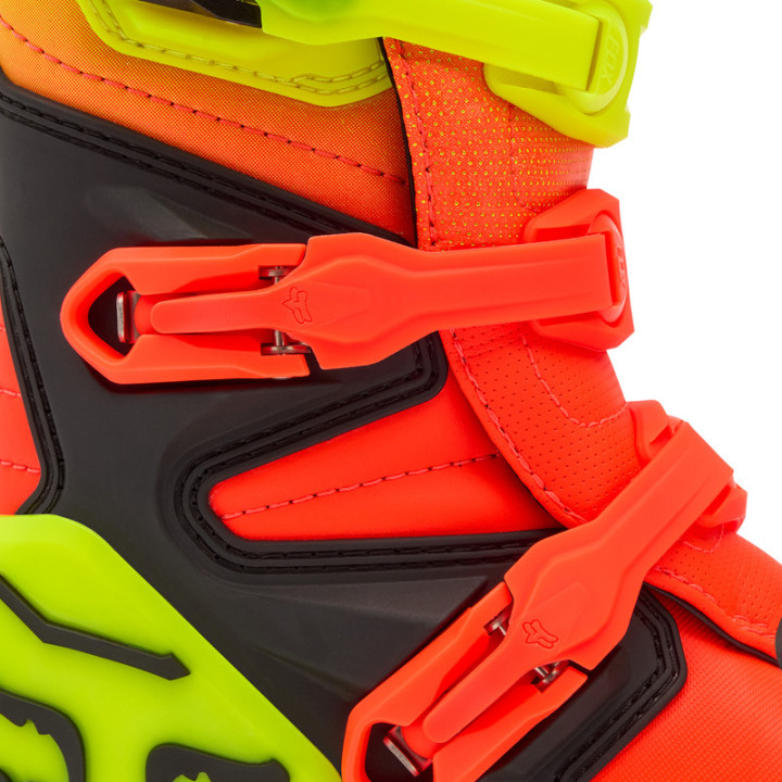 BUTY MOTOCYKLOWE JUNIOR FOX COMP ORANGE YELLOW Y6