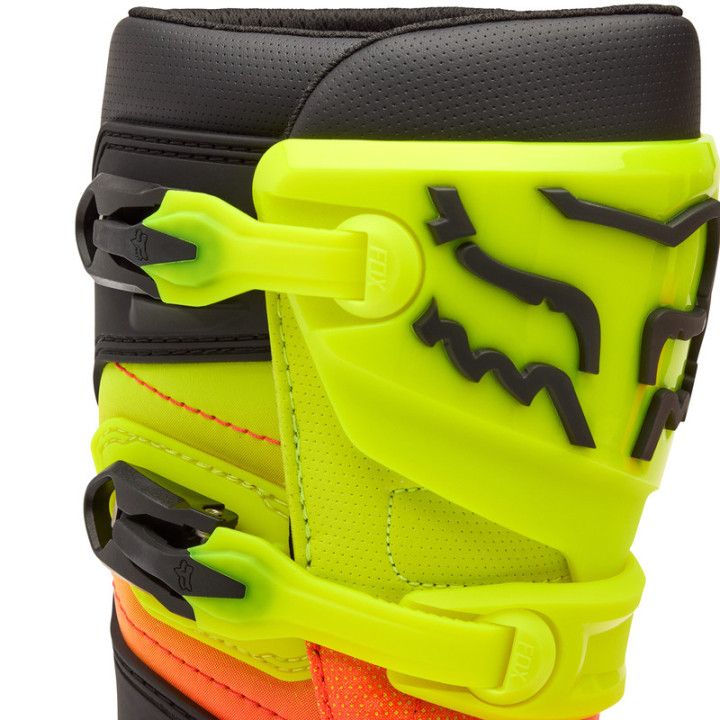BUTY MOTOCYKLOWE JUNIOR FOX COMP ORANGE YELLOW Y6