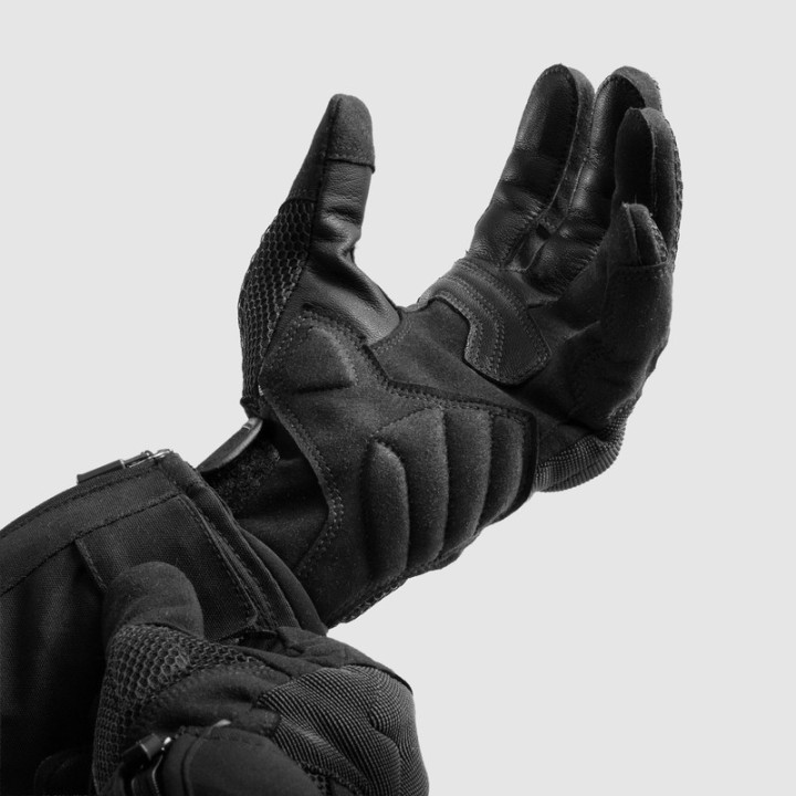 RĘKAWICE MOTOCYKLOWE DAMSKIE REBELHORN CORE BLACK