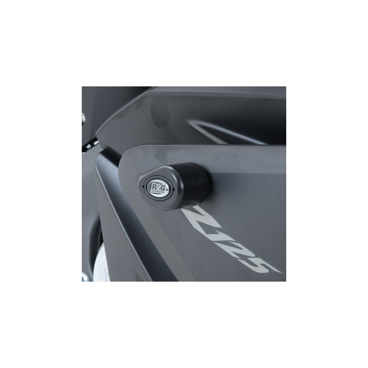 CRASHPADY AERO RG RACING YAMAHA YZF-R125 08- 14 BLACK