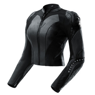 KURTKA MOTOCYKLOWA SKÓRZANA DAMSKA REBELHORN DIVA RS BLACK