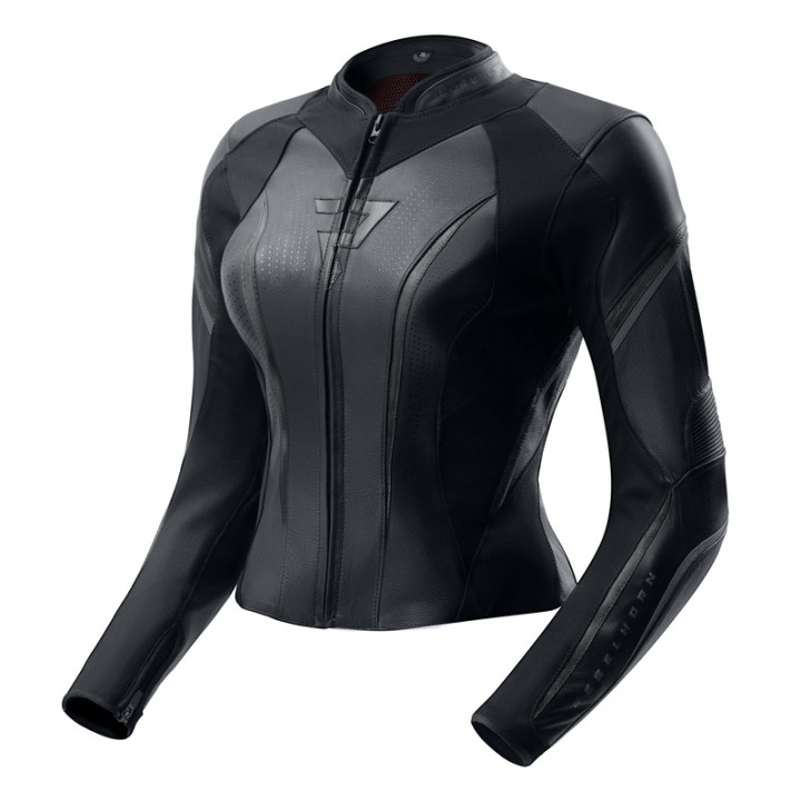 KURTKA MOTOCYKLOWA SKÓRZANA DAMSKA REBELHORN DIVA ST BLACK