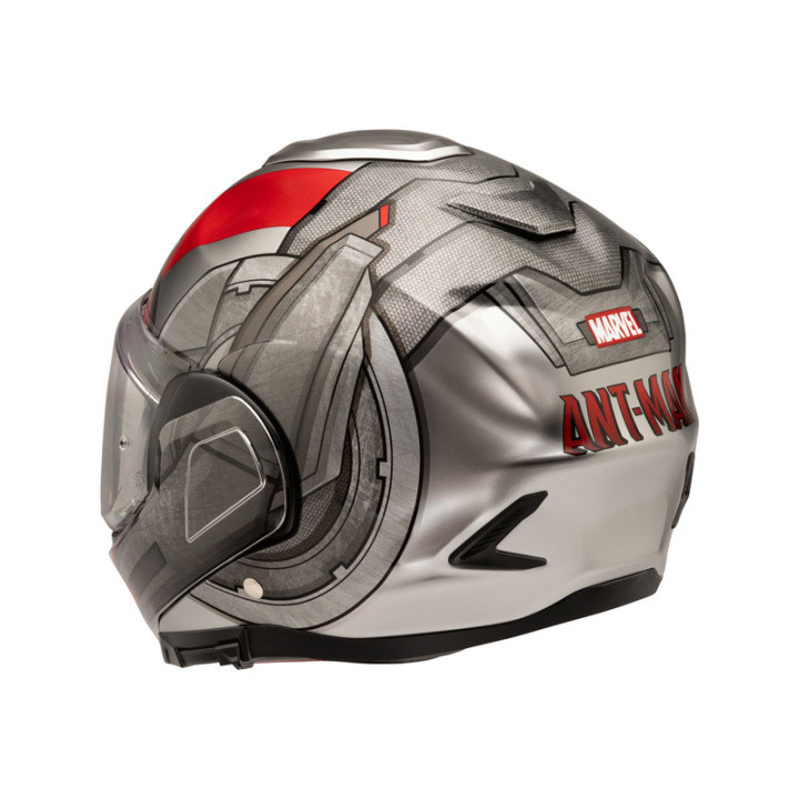 KASK MOTOCYKLOWY HJC F100 ANT-MAN MARVEL SILVER RED