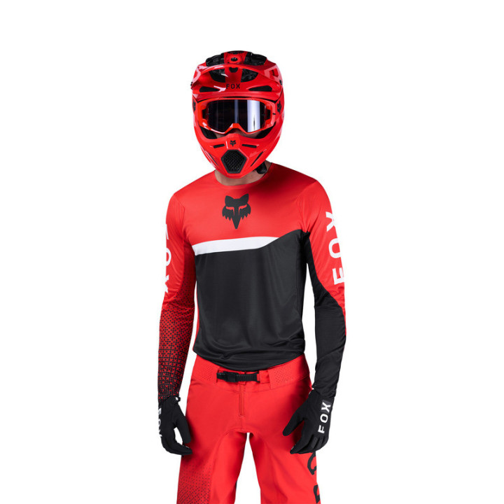 BLUZA MOTOCYKLOWA FOX FLEXAIR FRACTURE FLUO RED