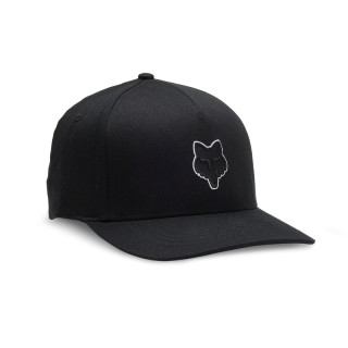 CZAPKA Z DASZKIEM FOX HEAD FLEXFIT BLACK