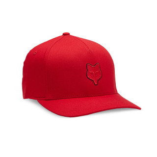CZAPKA Z DASZKIEM FOX HEAD FLEXFIT FLAME RED