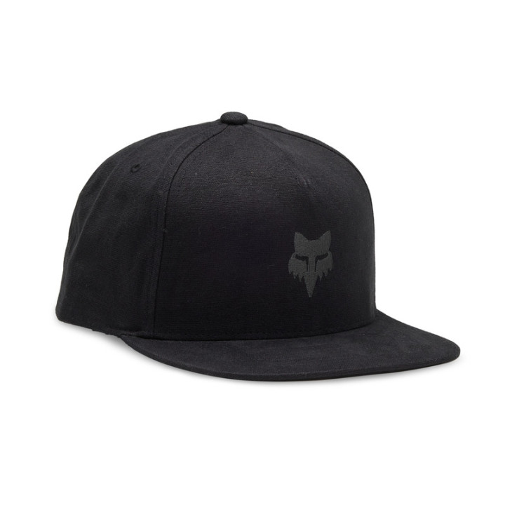 CZAPKA Z DASZKIEM FOX HEAD SNAPBACK BLACK CHARCOAL OS