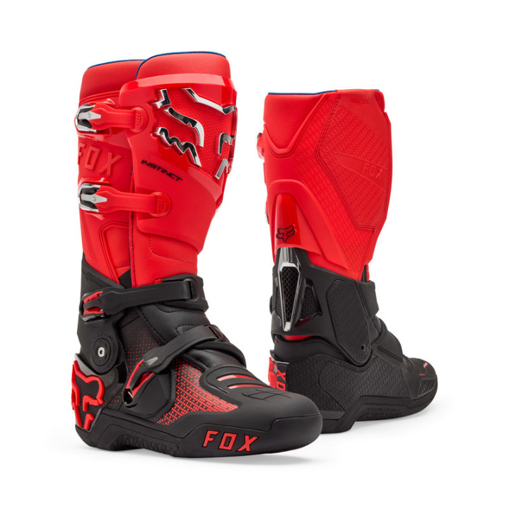 BUTY MOTOCYKLOWE FOX INSTINCT FLUO RED 10