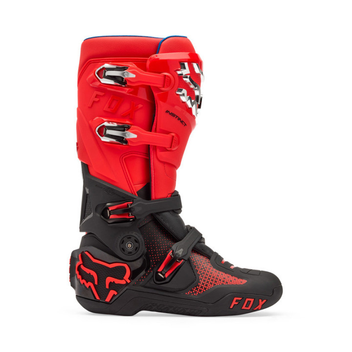 BUTY MOTOCYKLOWE FOX INSTINCT FLUO RED 10