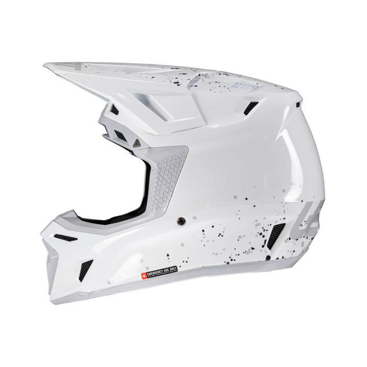 KASK MOTOCYKLOWY Z GOGLAMI LEATT KIT MOTO 8.5 WHITE M