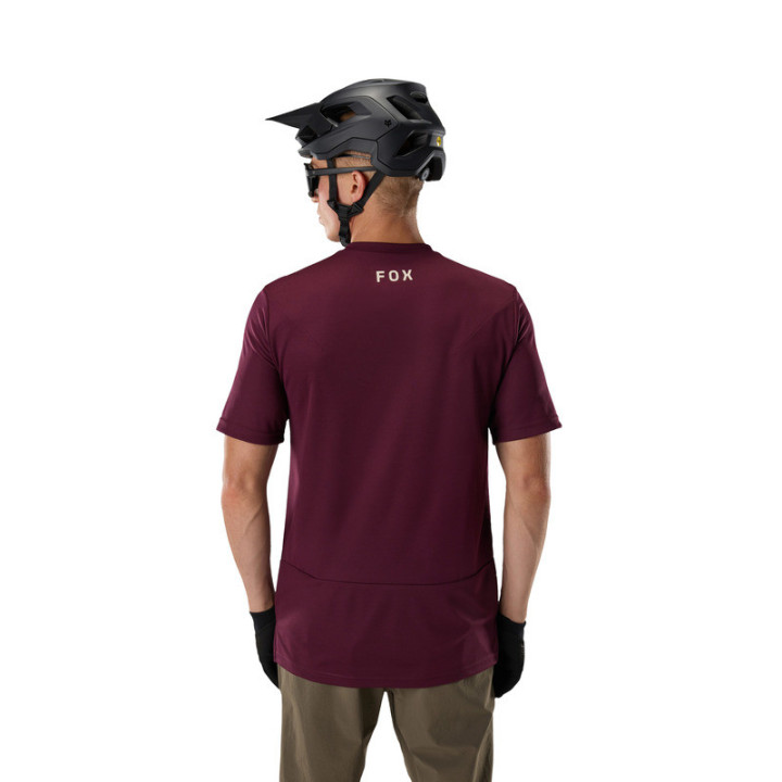KOSZULKA ROWEROWA FOX RANGER HEAD DARK MAROON