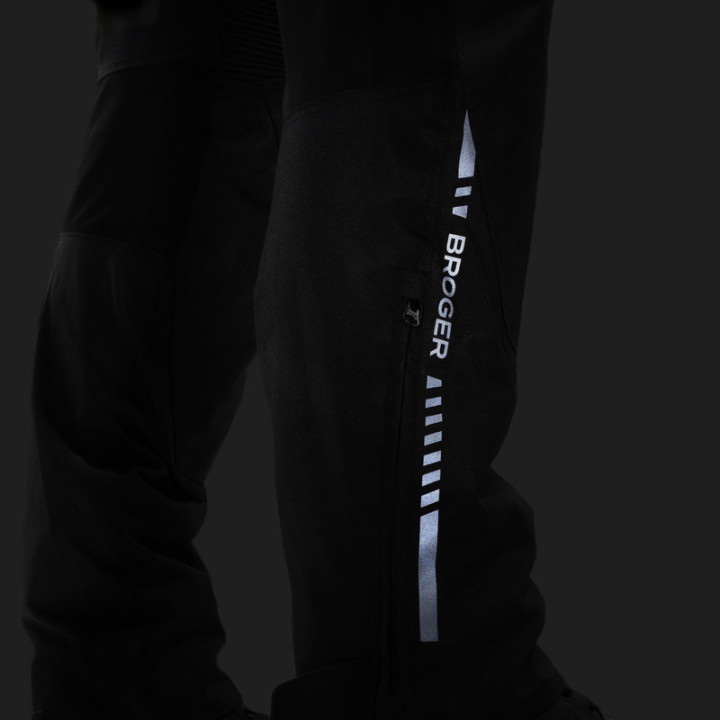 SPODNIE MOTOCYKLOWE TEKSTYLNE BROGER RIFT BLACK