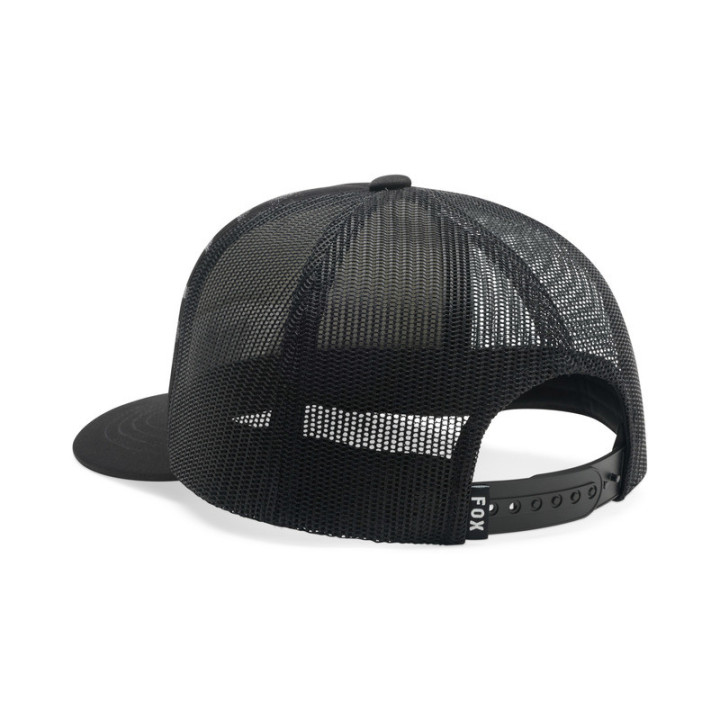 CZAPKA Z DASZKIEM JUNIOR FOX ROOTED MESH TRUCKER BLACK YOS