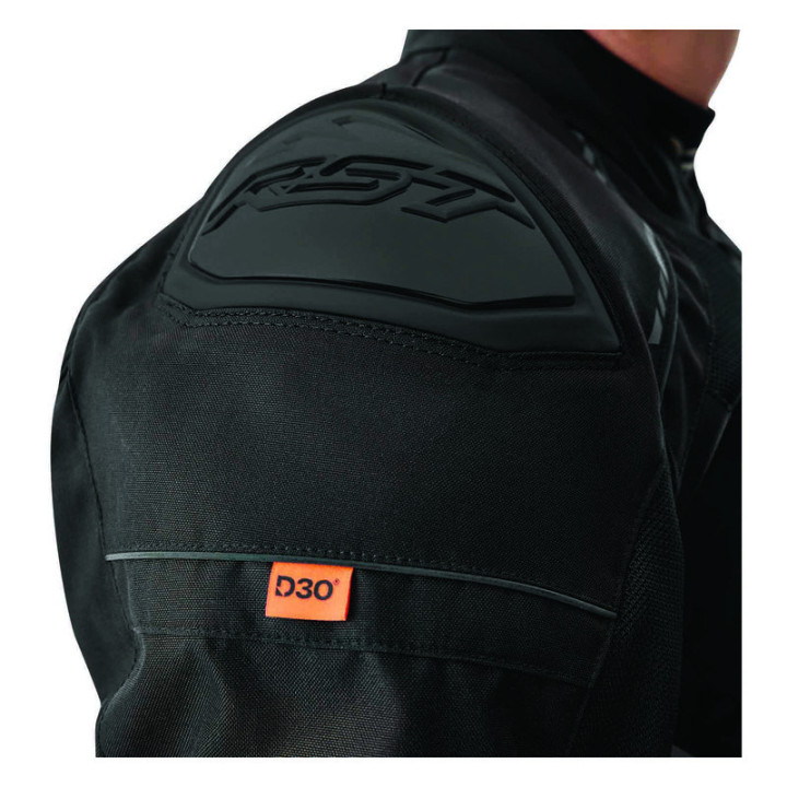 KURTKA MOTOCYKLOWA TEKSTYLNA RST S1 MESH D3O BLACK BLACK BLACK