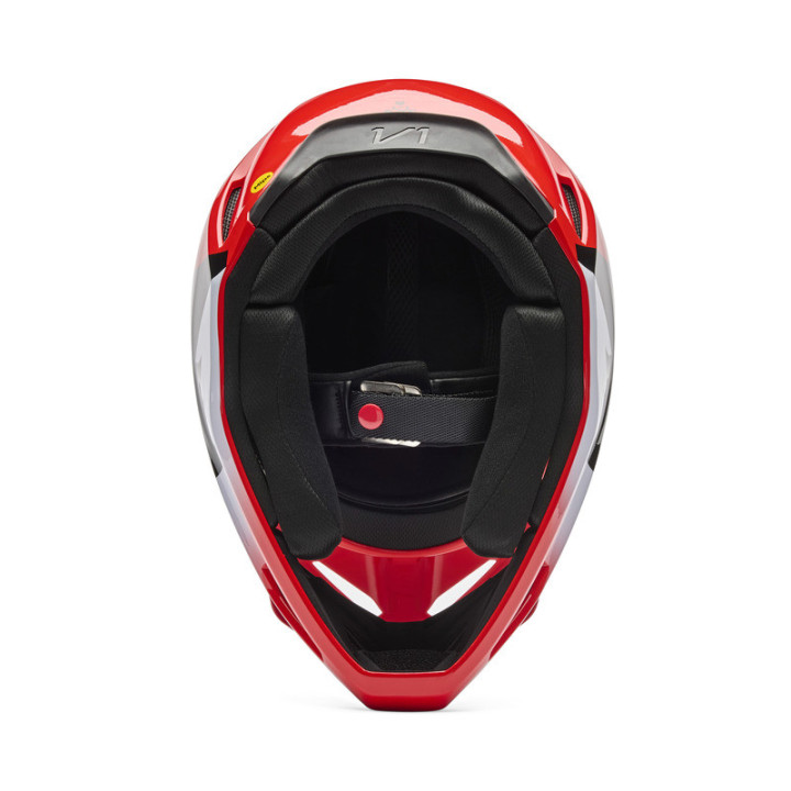 KASK MOTOCYKLOWY JUNIOR FOX V1 SHIELD FLUO RED YL