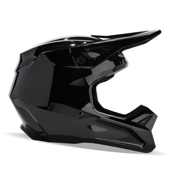 KASK MOTOCYKLOWY FOX V1 SOLID BLACK