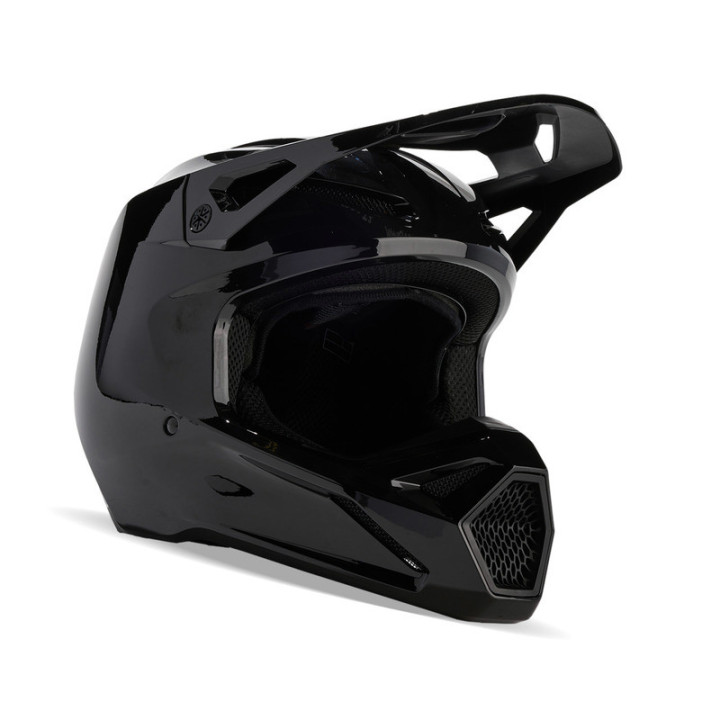 KASK MOTOCYKLOWY FOX V1 SOLID BLACK