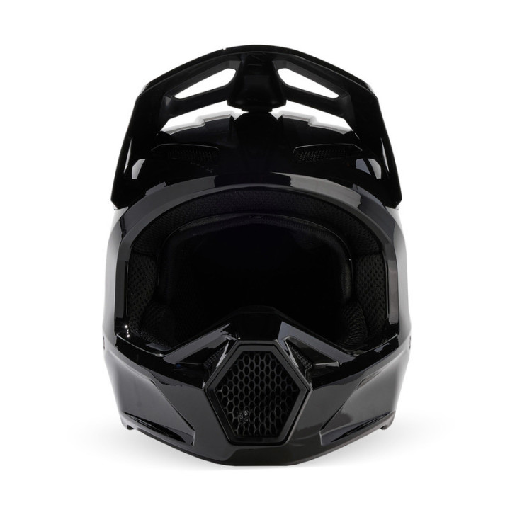 KASK MOTOCYKLOWY FOX V1 SOLID BLACK