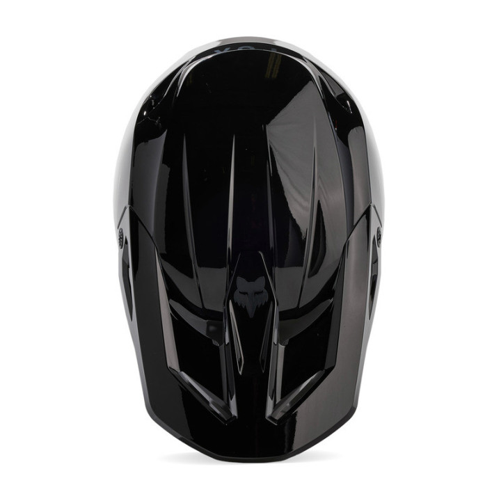 KASK MOTOCYKLOWY FOX V1 SOLID BLACK