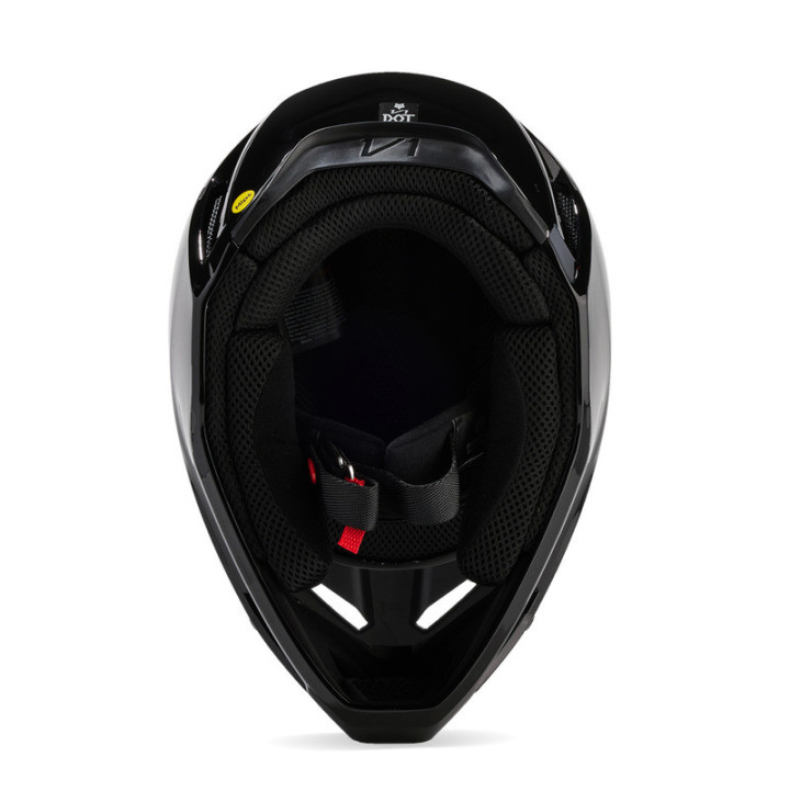 KASK MOTOCYKLOWY FOX V1 SOLID BLACK