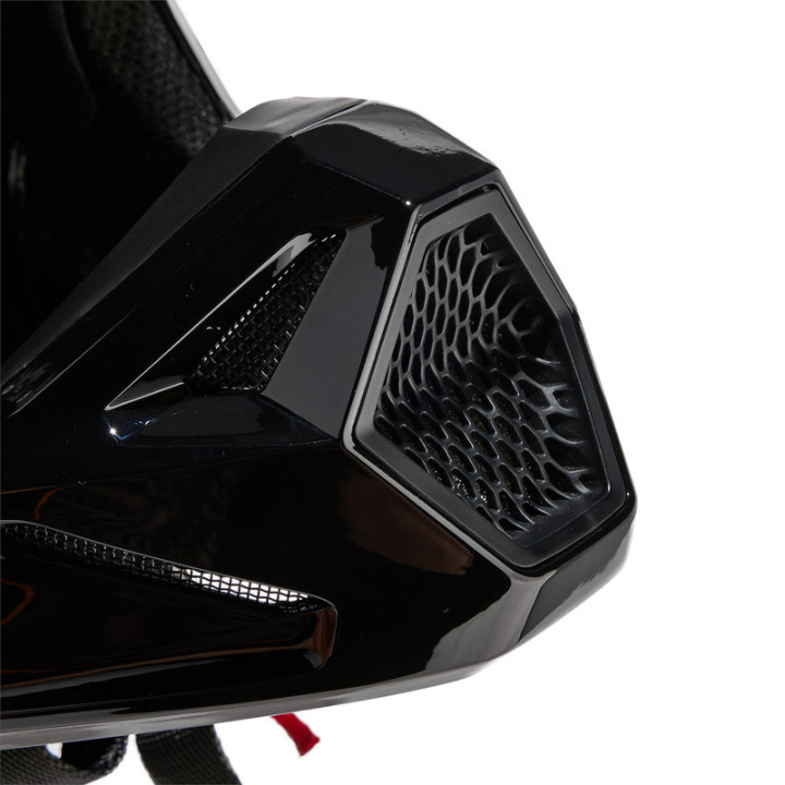 KASK MOTOCYKLOWY FOX V1 SOLID BLACK