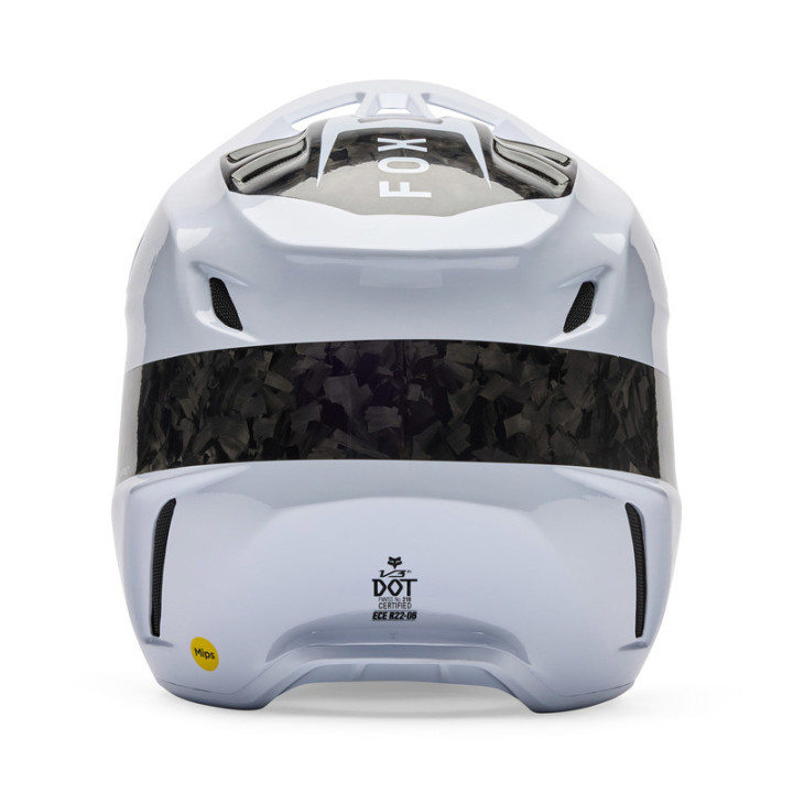 KASK MOTOCYKLOWY FOX V3 RS FRACTURE WHITE