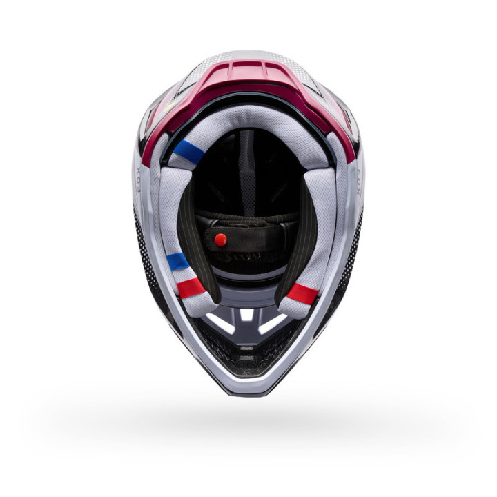 KASK MOTOCYKLOWY FOX V3 RS TACTILE WHITE
