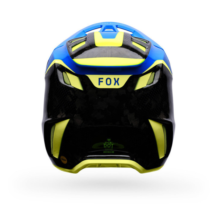 KASK MOTOCYKLOWY FOX V3 RS TACTILE BLUE JEWEL M