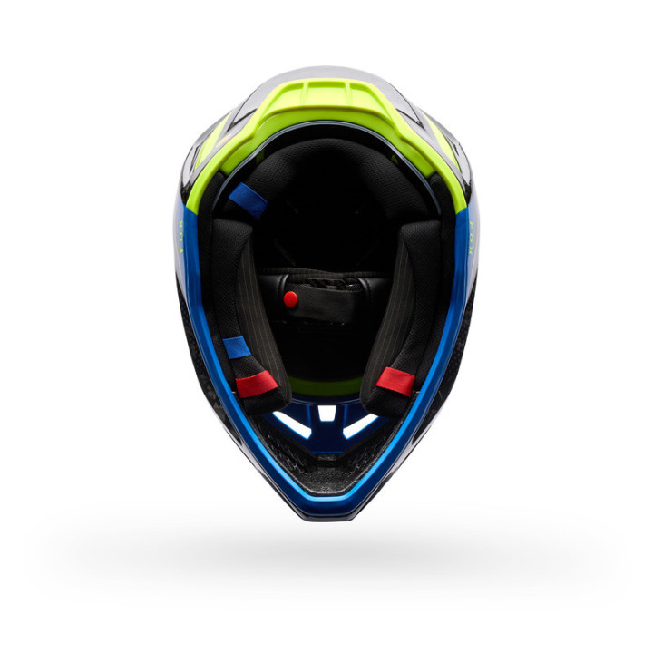 KASK MOTOCYKLOWY FOX V3 RS TACTILE BLUE JEWEL M