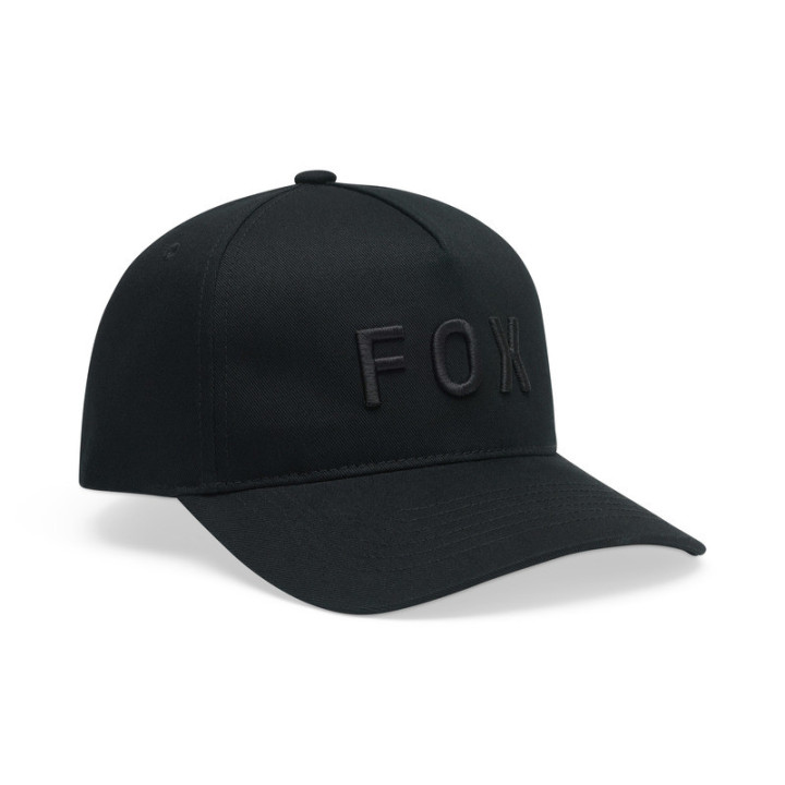 CZAPKA Z DASZKIEM FOX WORDMARK SUBFRAME HAT BLACK OS