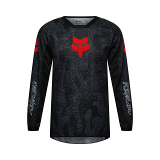 BLUZA MOTOCYKLOWA JUNIOR FOX 180 ABYSS BLACK