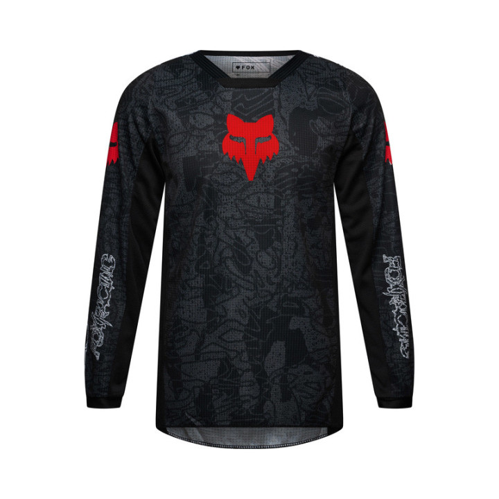 BLUZA MOTOCYKLOWA JUNIOR FOX 180 ABYSS BLACK