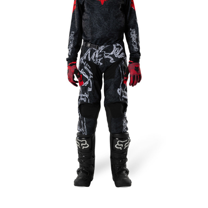SPODNIE MOTOCYKLOWE JUNIOR FOX 180 ABYSS BLACK