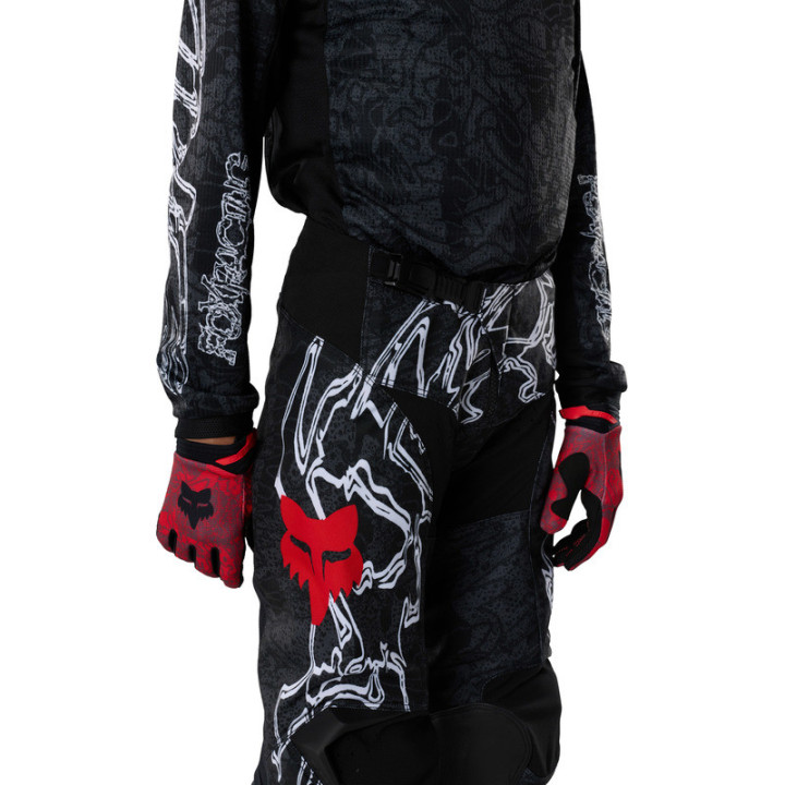 SPODNIE MOTOCYKLOWE JUNIOR FOX 180 ABYSS BLACK