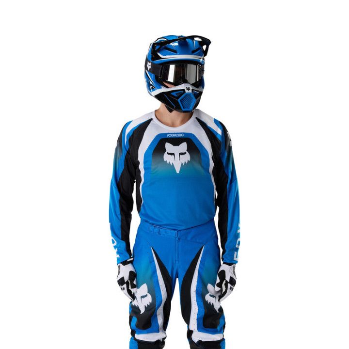 BLUZA MOTOCYKLOWA FOX 180 FRAME BLUE