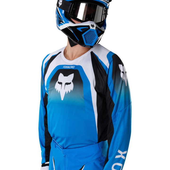 BLUZA MOTOCYKLOWA FOX 180 FRAME BLUE