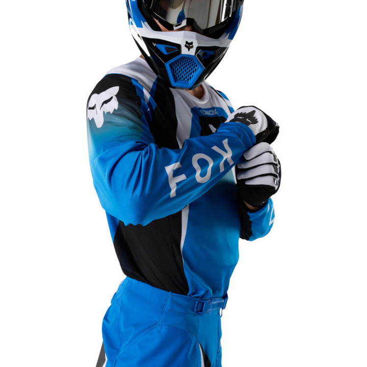 BLUZA MOTOCYKLOWA FOX 180 FRAME BLUE