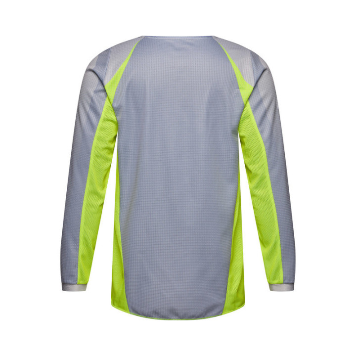 BLUZA MOTOCYKLOWA JUNIOR FOX 180 FRAME GREY YELLOW