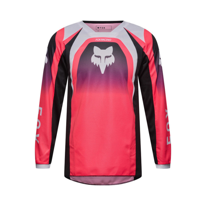 BLUZA MOTOCYKLOWA JUNIOR FOX GIRLS 180 FRAME NEON PINK