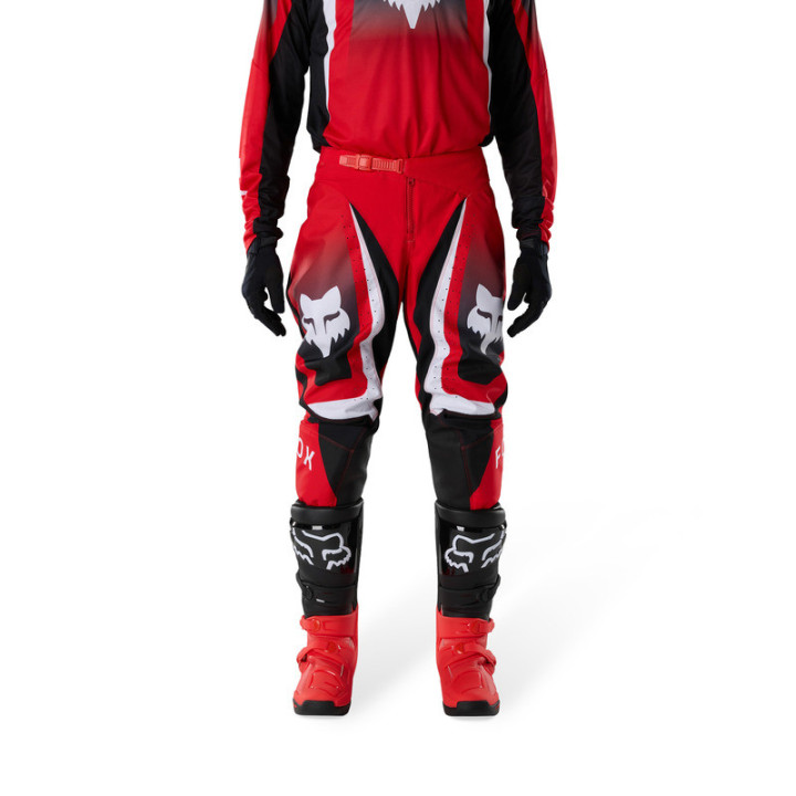 SPODNIE MOTOCYKLOWE FOX 180 FRAME EXTD SIZES RED