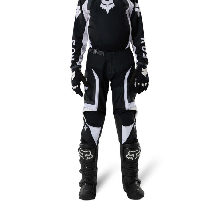 SPODNIE MOTOCYKLOWE JUNIOR FOX 180 FRAME BLACK