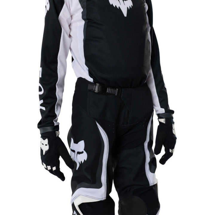 SPODNIE MOTOCYKLOWE JUNIOR FOX 180 FRAME BLACK