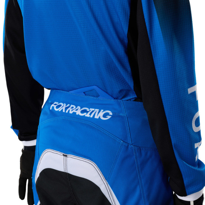 SPODNIE MOTOCYKLOWE JUNIOR FOX 180 FRAME BLUE