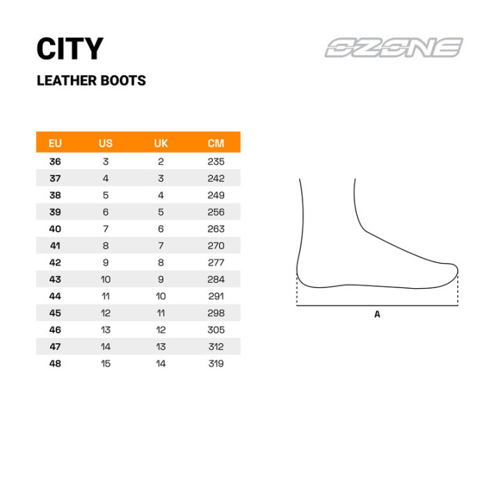 BUTY MOTOCYKLOWE OZONE CITY BLACK