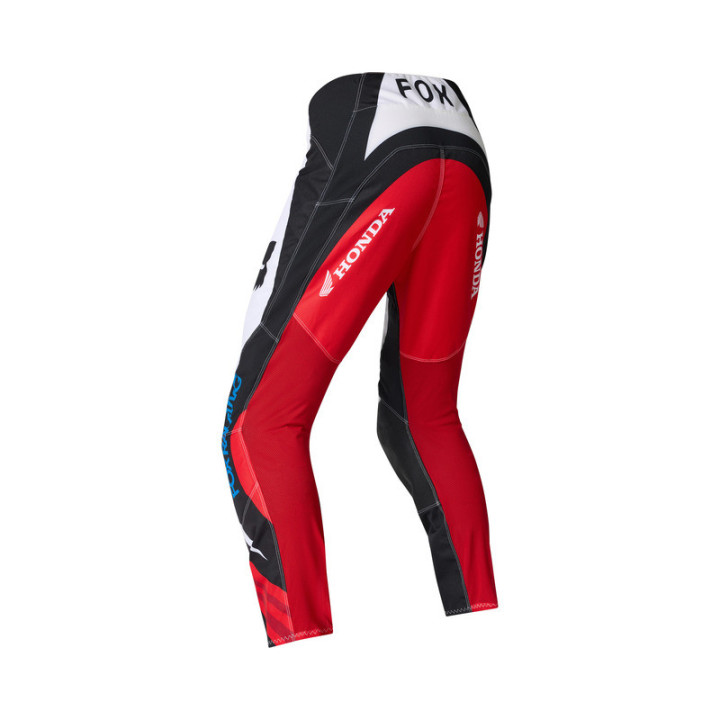 SPODNIE MOTOCYKLOWE FOX 180 HONDA WHITE RED